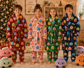 Bright Christmas Dumpling Dressing Gown (family Sizes) - Made to Order due Mid-November
