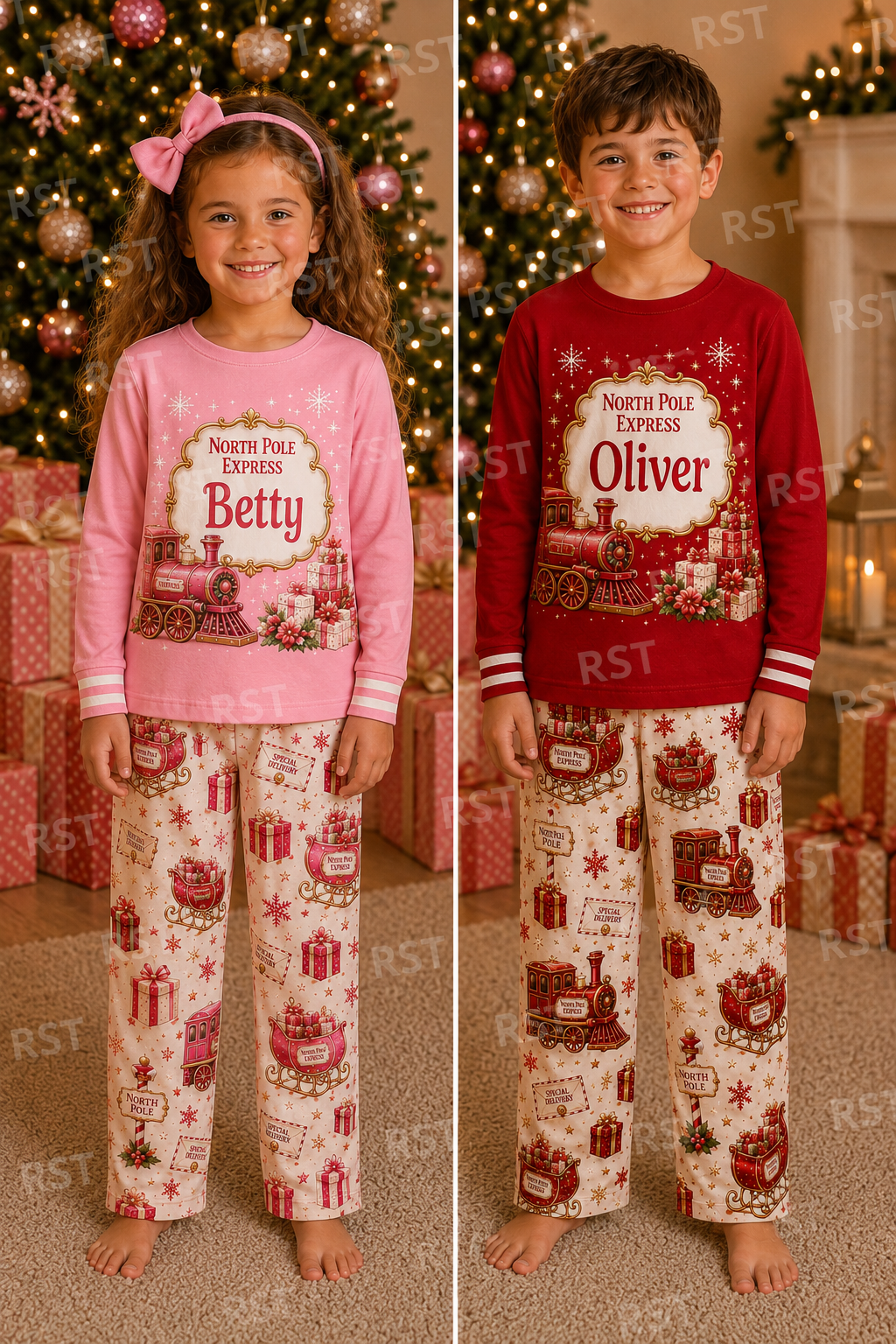 North Pole Pyjamas (Family sizes) - Made to Order due Mid-November