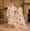 Santa Dressing Gown (family Sizes) - Made to Order due Mid-November