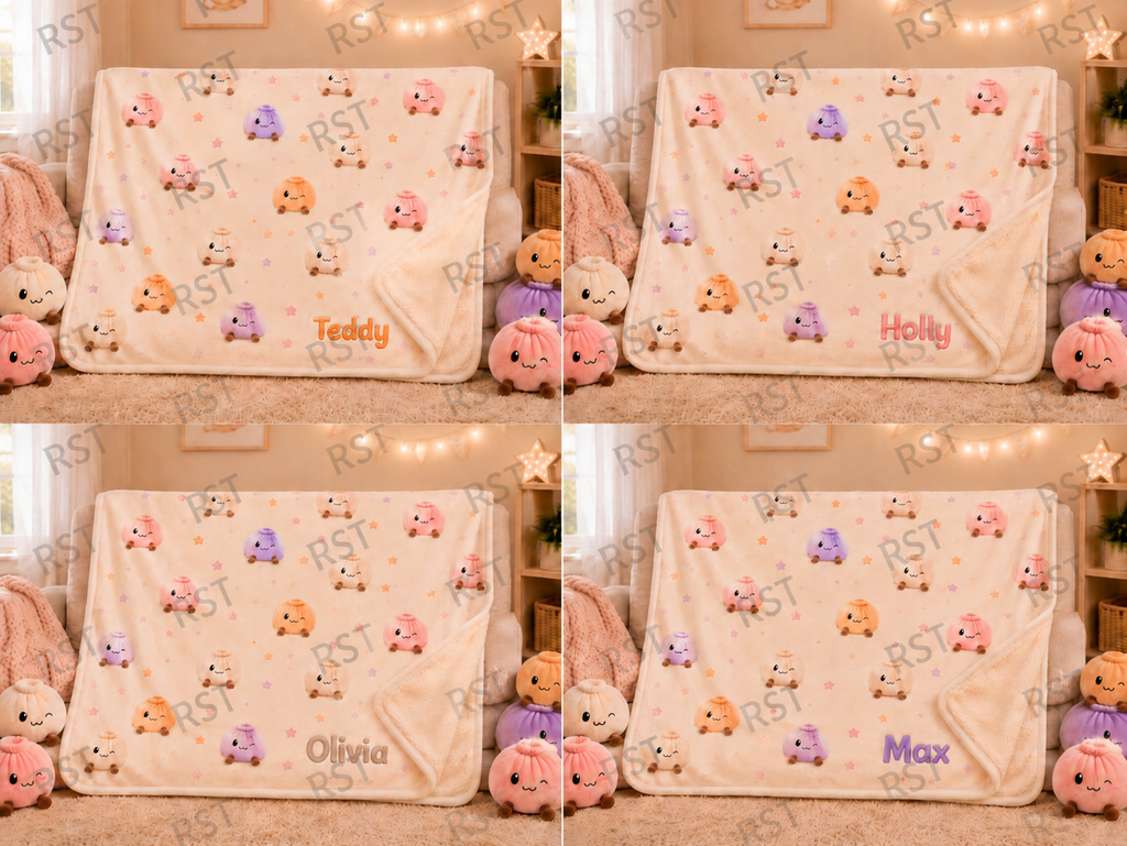 Pastel Dumpling Blanket - Made to Order due Mid-November