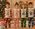 Bright Christmas Pyjamas (Family sizes) - Made to Order due Mid-November