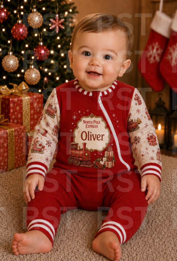 North Pole Pyjamas (Family sizes) - Made to Order due Mid-November