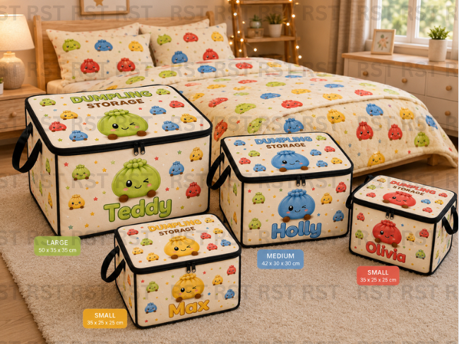 Bright Dumpling Storage Bag/Box - Made to Order due Mid-November
