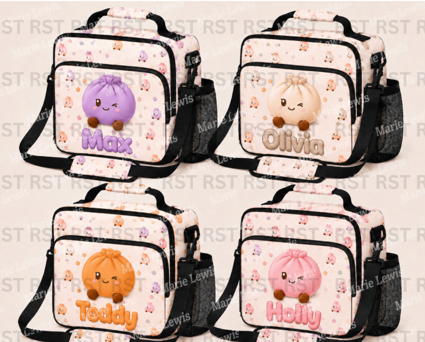 Pastel Dumpling Lunch Bag - Made to Order due Mid-November