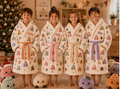 Pastel Christmas Dumpling Dressing Gown (family Sizes) - Made to Order due Mid-November