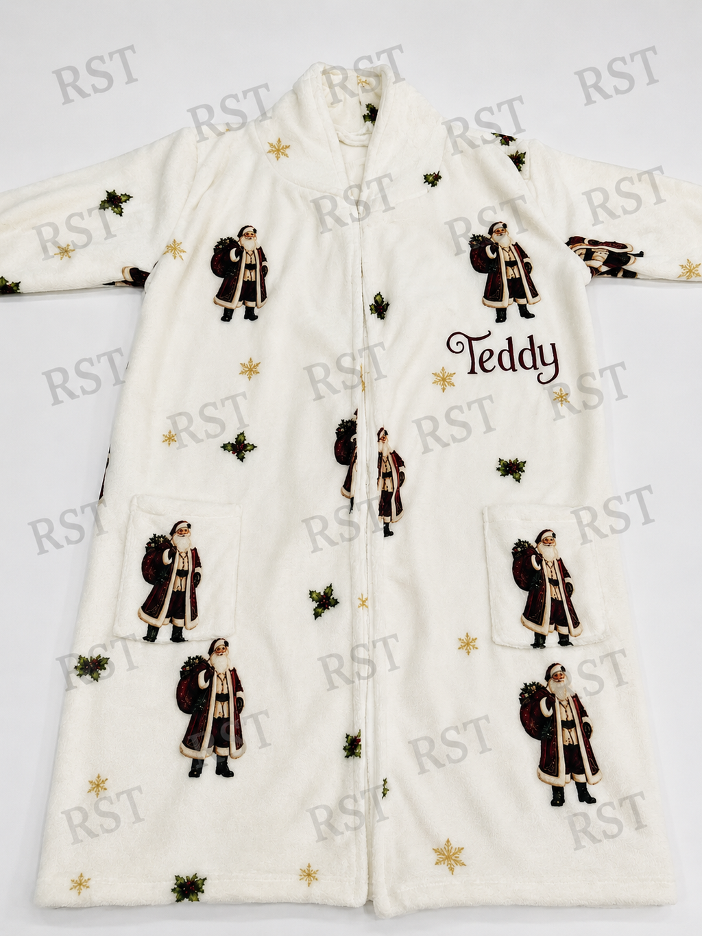 Bright Christmas Dumpling Dressing Gown (family Sizes) - Made to Order due Mid-November