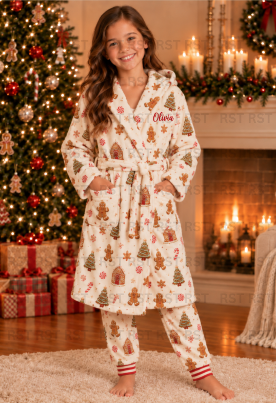 Gingerbread Dressing Gown (family Sizes) - Made to Order due Mid-November