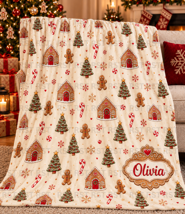 Gingerbread Blanket - Made to Order due Mid-November